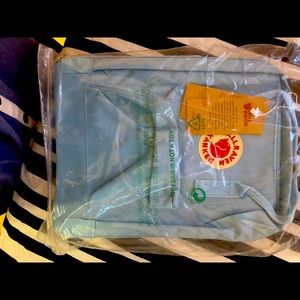 FjallRaven Kanken light blue backpack